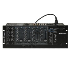JB SYSTEMS MIX-6 USB, Mesa mistura DJ, para rack 19”