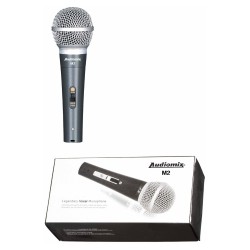 Microfone de mão, dinâmico, unidirecional, AUDIOMIX M2