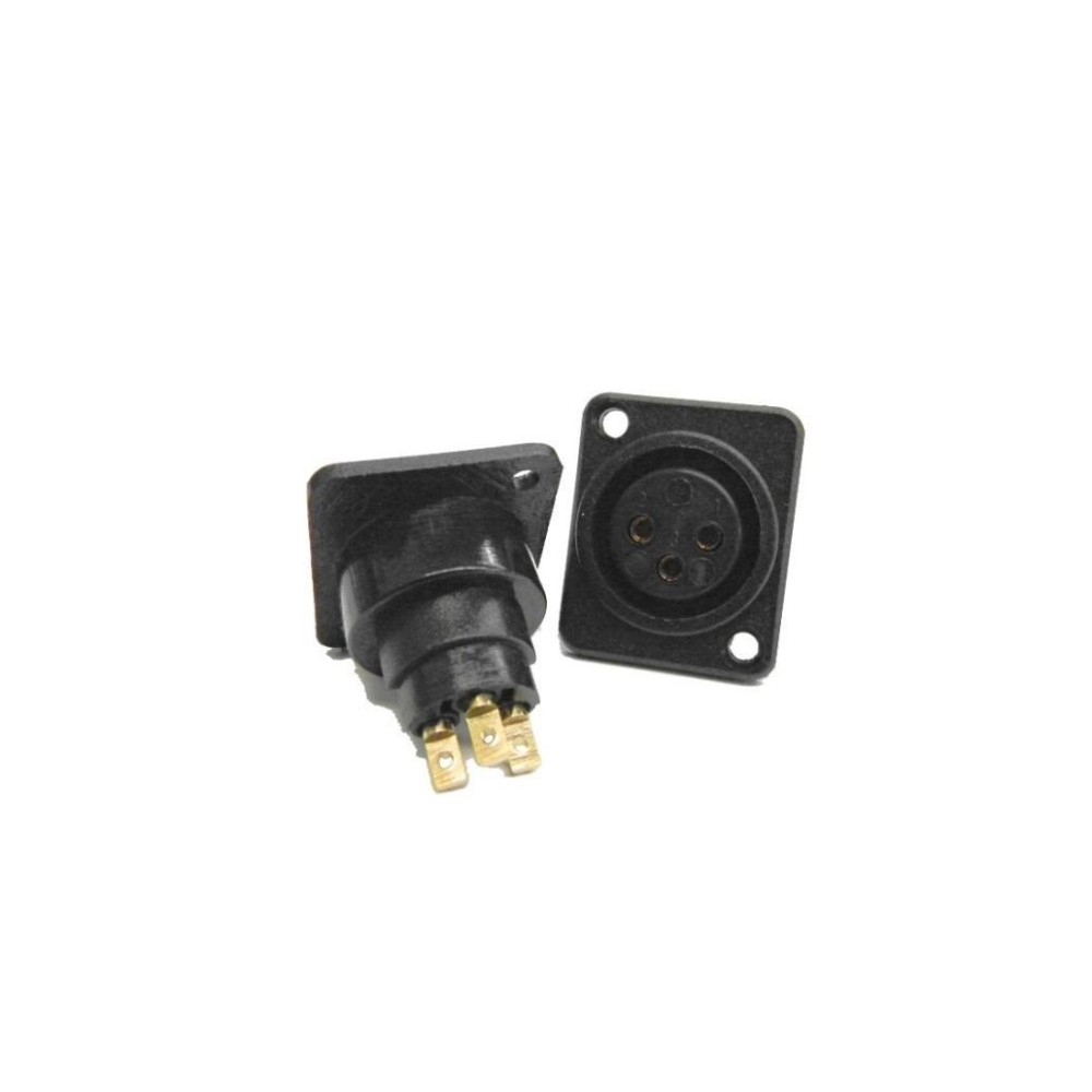 FICHA XLR FEMEA 3P PAINEL