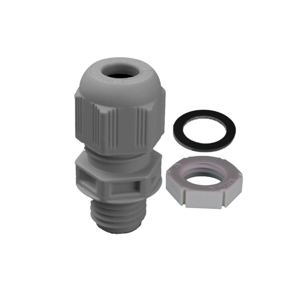 Protetor para Cabos M12, Ø3-6.5mm, com Junta Vedante, IP68, SOLERA