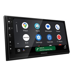 Centro multimédia, display tátil capacitivo 6.8", compatível c/ Android Auto e Carplay, Kenwood DMX6523DAB
