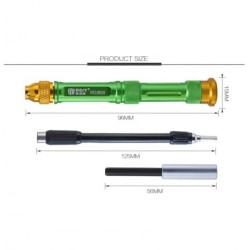 Kit de chaves de fenda BST-8928, com 63 peças