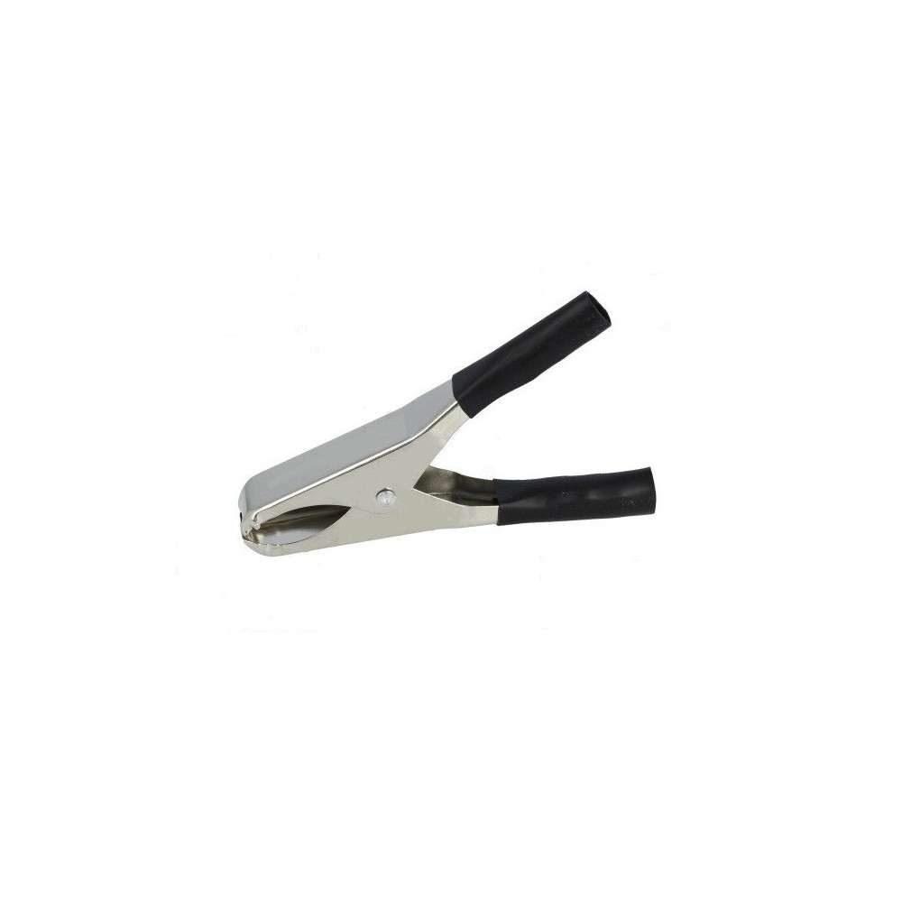 Pinça Crocodilo, preta, de 15 amperes, 19mm