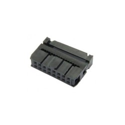 Ficha IDC para Flat Cable, fêmea, de 16 pinos