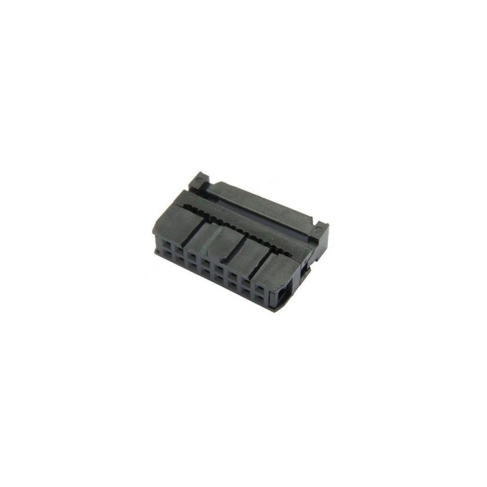 Ficha IDC para Flat Cable, fêmea, de 16 pinos