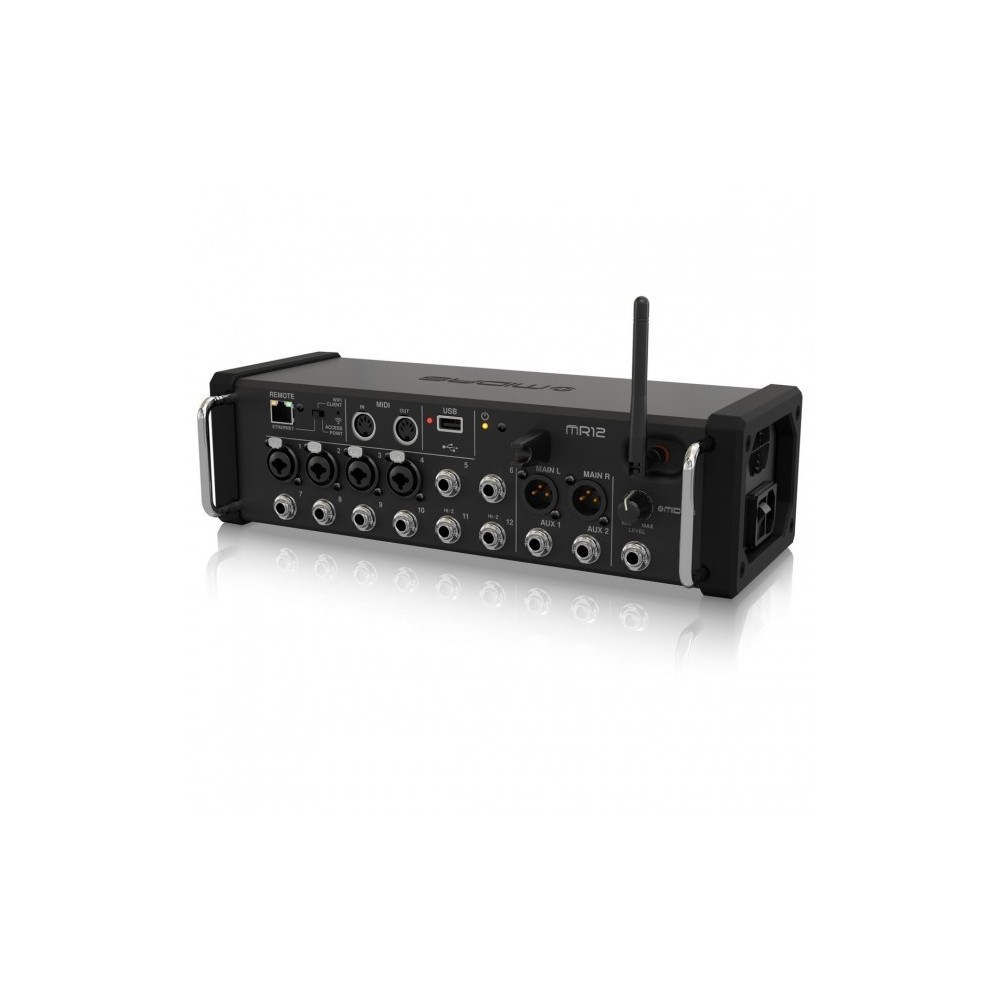 MIDAS MR12, Mesa de Mistura digital, 12 entradas, aplicações de estúdio e live
