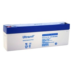 Bateria de chumbo 12V, 2.4Ah, 178x60x35 mm, ULTRACELL
