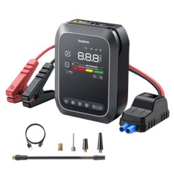Arrancador de Baterias 4 /1, 1200A, com Compressor 150PSI, BASEUS