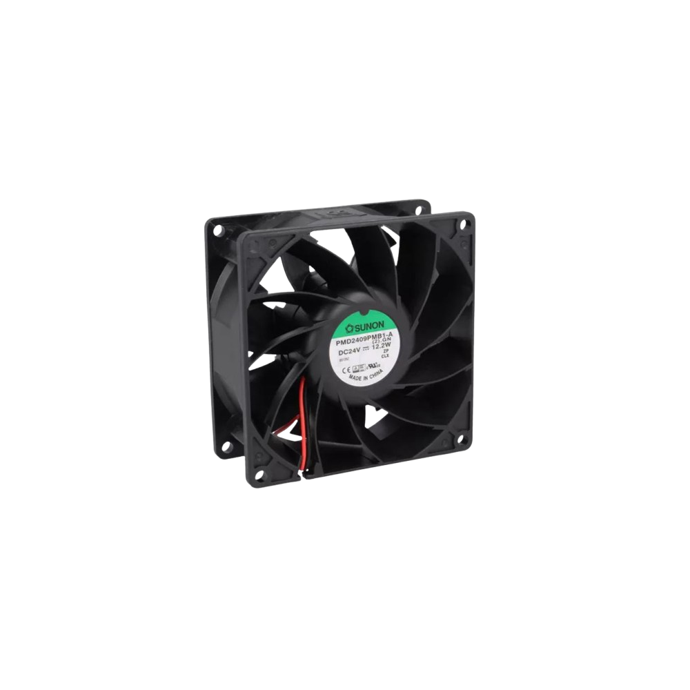Ventilador DC transversal, 24VDC, 0.508A, 12.2W, 92x92x38mm