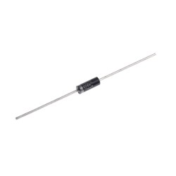 Zener 20V, montagem através de furo, 3,68 (diâm.) x 8,89mm, 5W, 500nA