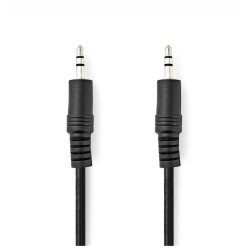 Cabo Jack 3.5mm Macho / Jack 3.5mm Macho, Stereo, com 3 metros de comprimento, da marca NEDIS