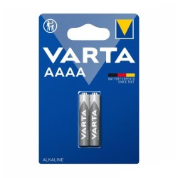 Conjunto de 2 Pilhas Alcalinas AAAA LR8D425, 1.5V, da marca VARTA