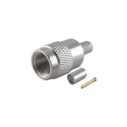 Ficha FME Macho, Contactos Dourados, para Cabo Rg58/U
