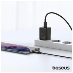 Alimentador USB-C, 25W, Super SI + Cabo USB-C, BASEUS