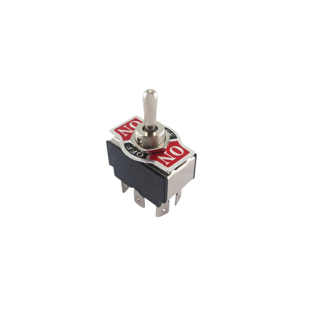 Interruptor Alavanca (On)-Off-(On), DPCO, 250V/10A - 125V/15A, Painel