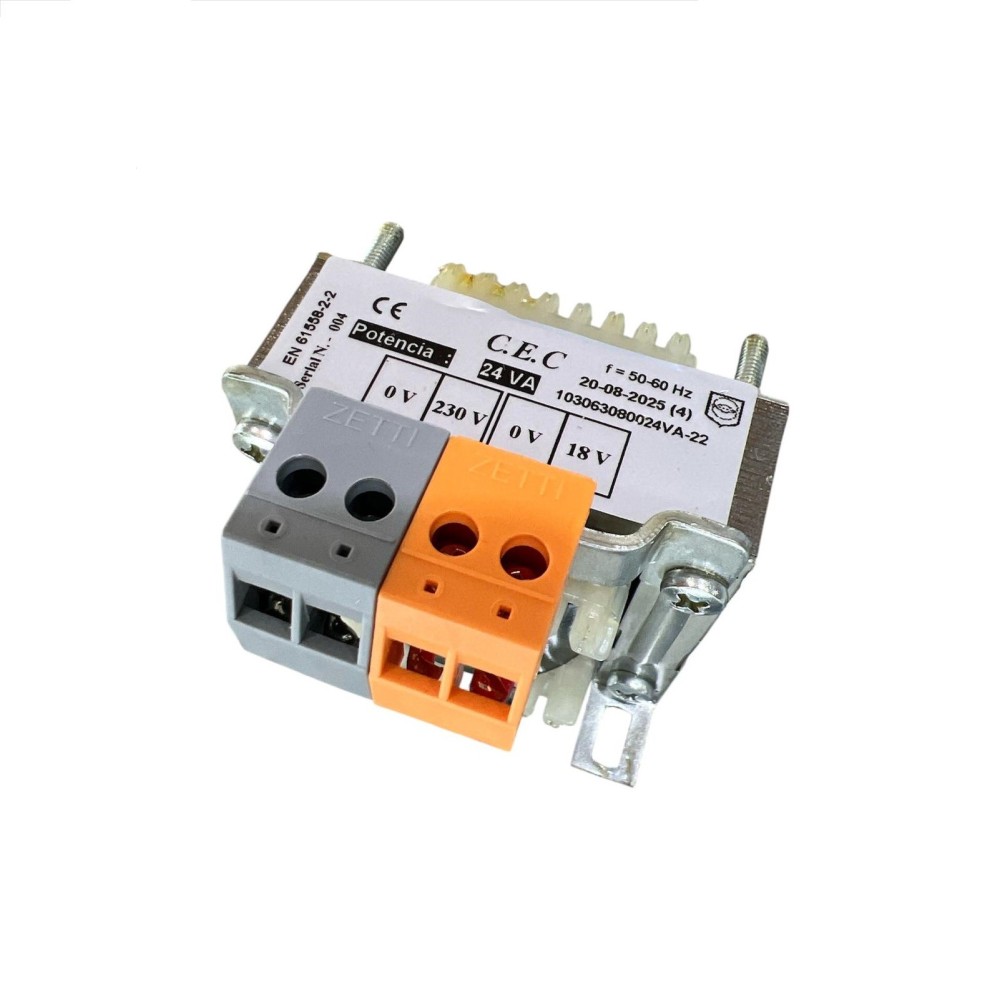 Transformador 230V 18V 24VA