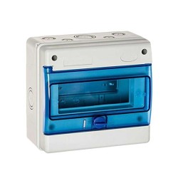 Caixa de Distribuição Elétrica, 8 Elementos, IP65, IK08, SOLERA