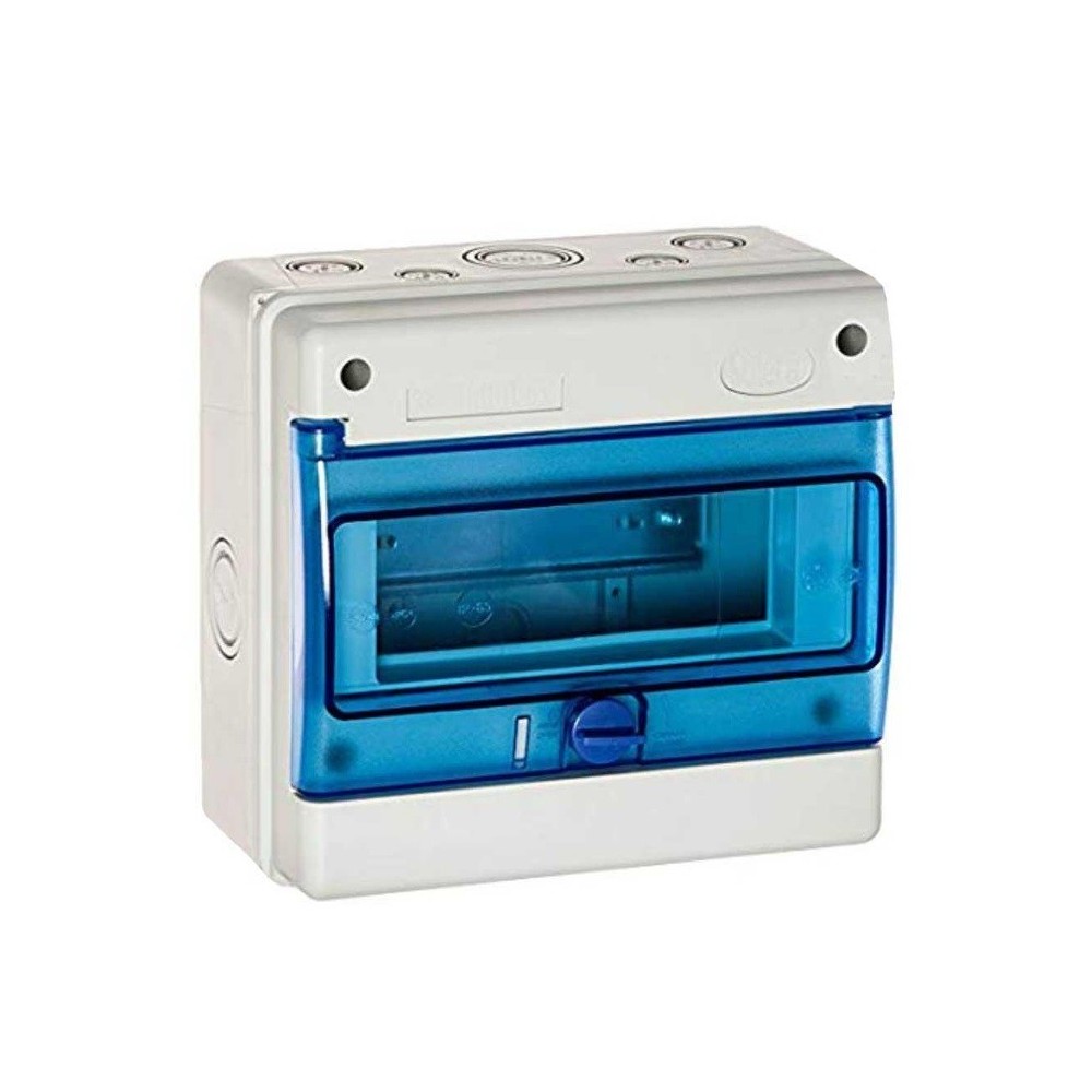 Caixa de Distribuição Elétrica, 8 Elementos, IP65, IK08, SOLERA