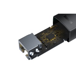 Cabo Adaptador USB-A / RJ45, 1000Mbps, Preto, BASEUS