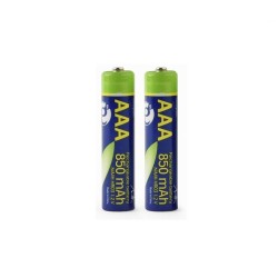 Pack de 2 pilhas recarregáveis AAA tipo Ni-MH, com 1.2V