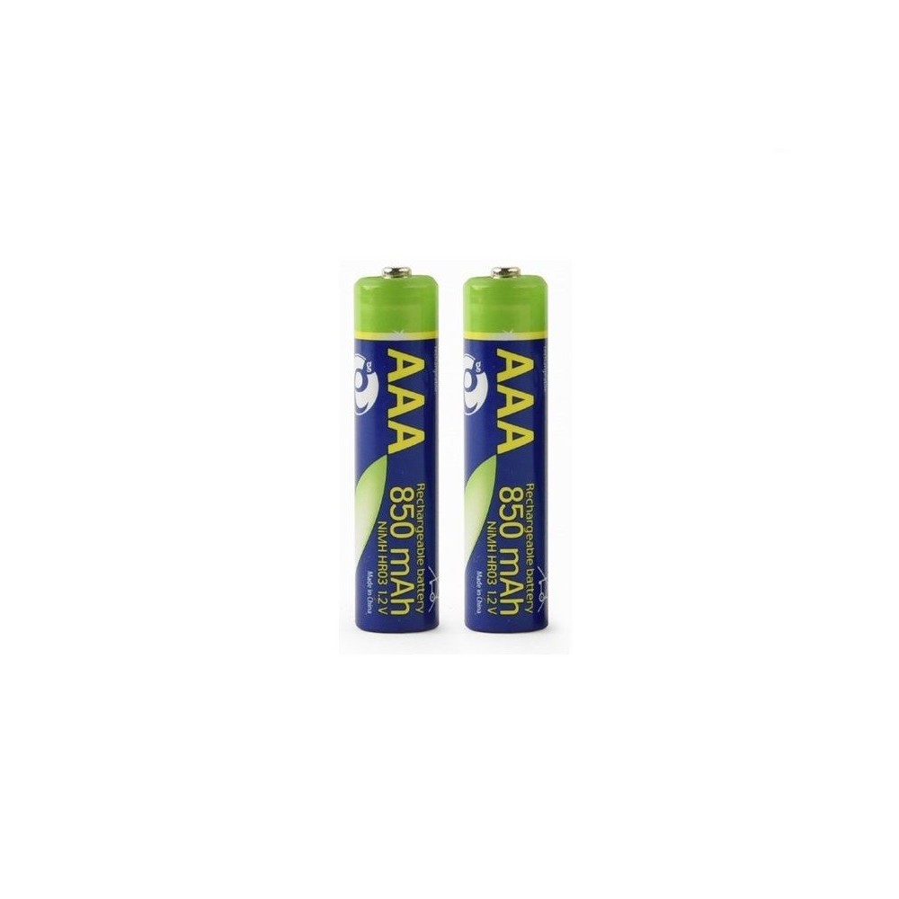 Pack de 2 pilhas recarregáveis AAA tipo Ni-MH, com 1.2V