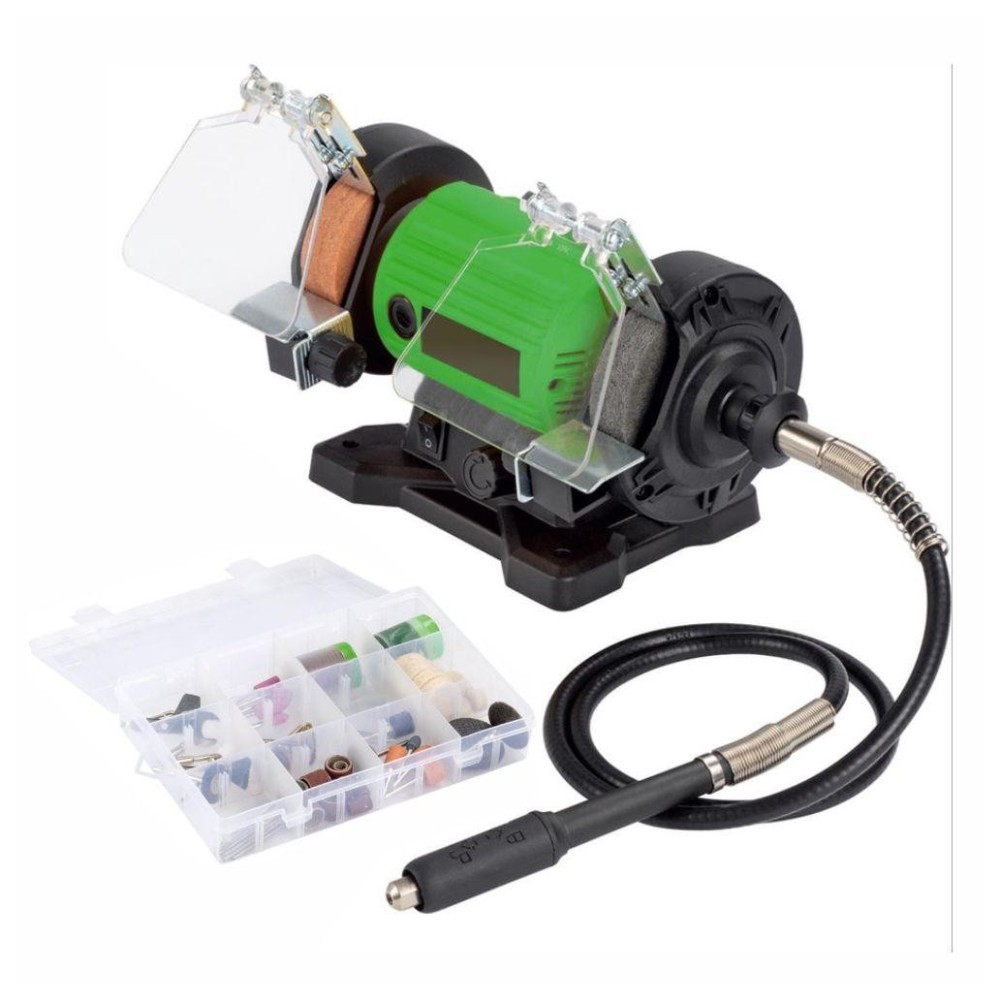 Esmeriladora Dupla com Haste Flexível, 120W