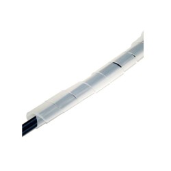ORGANIZADOR DE CABOS TRANSPARENTE 6mm 10MTS