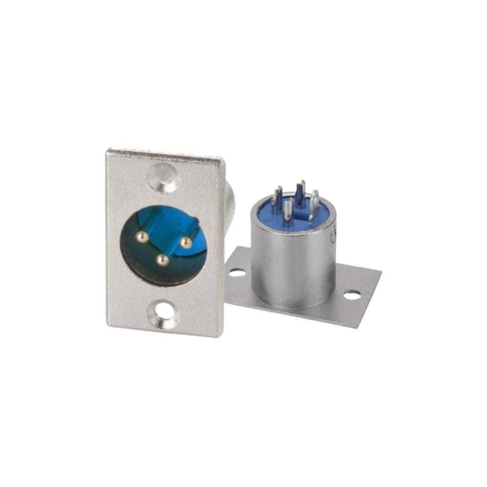 FICHA XLR MACHO 3P PAINEL