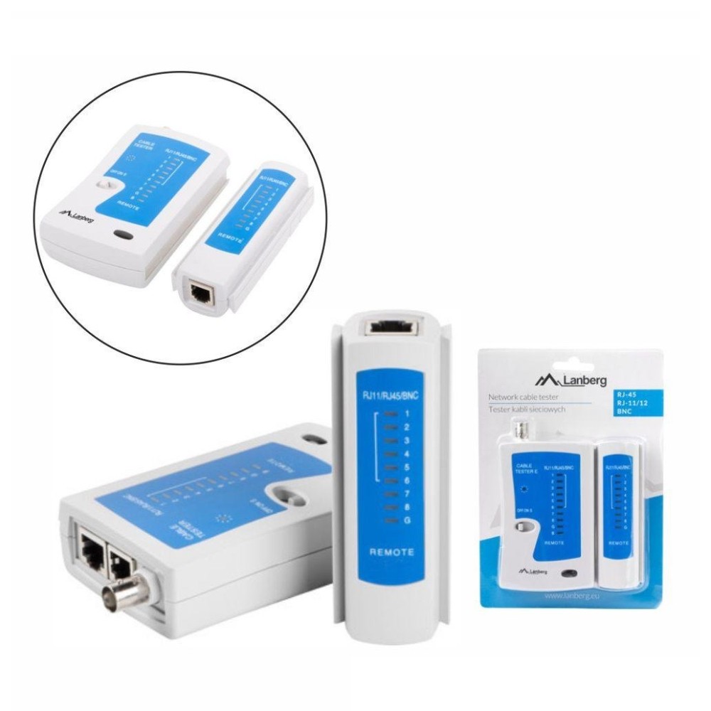 Testador de cabos de rede RJ45, LANBERG