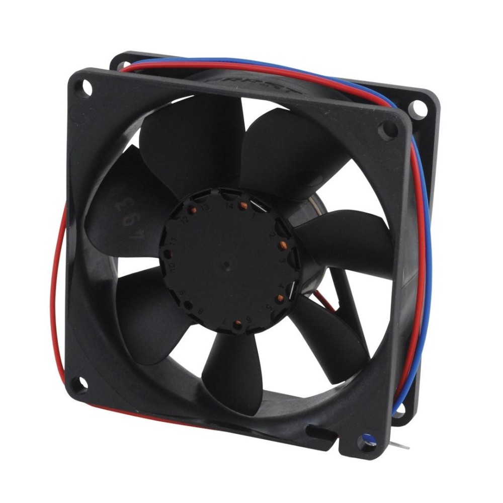 Ventilador axial 24Vdc, 80x80x25mm, EBM-PAPST 8414NGH