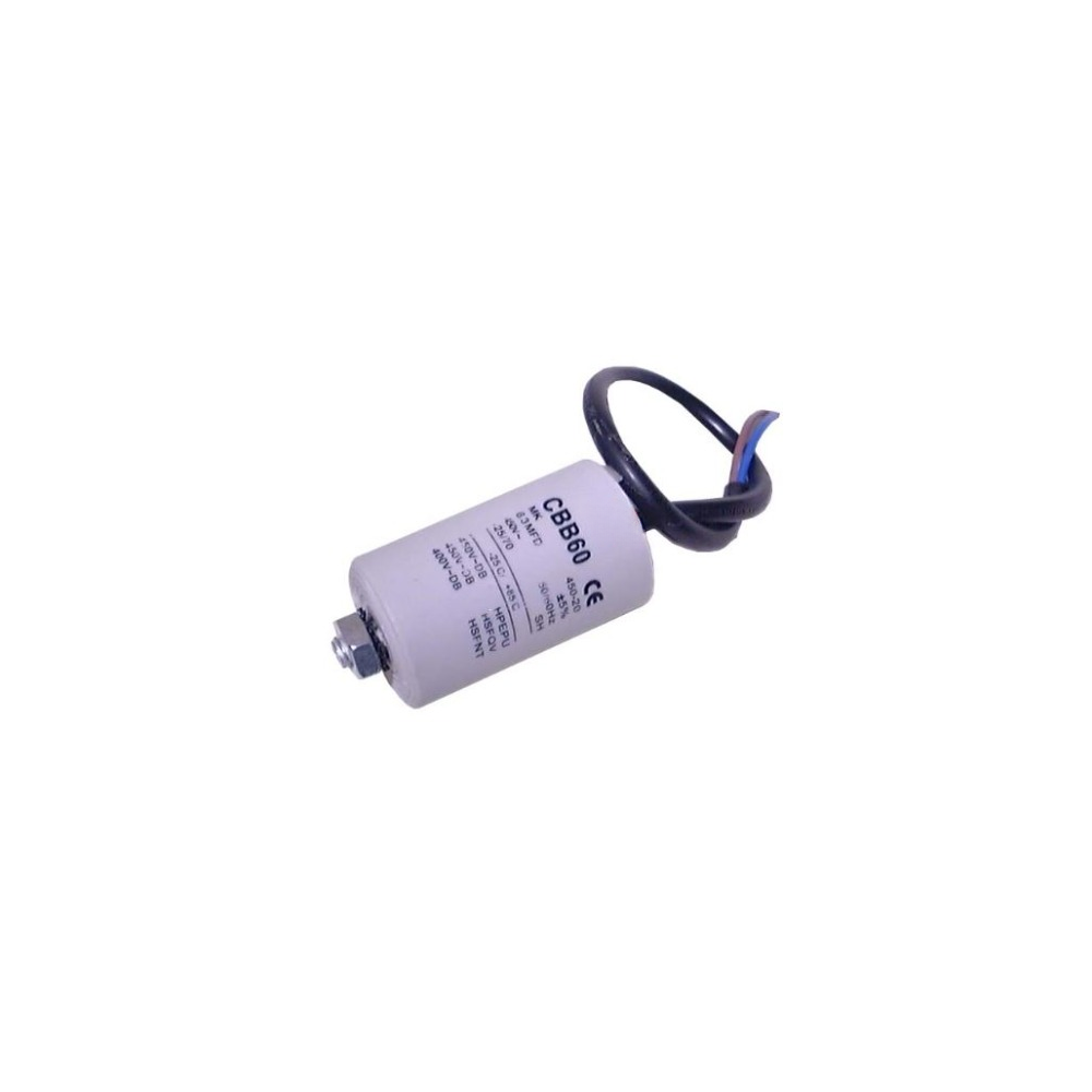 Condensador com cabo, 6,3mf, UNIVERSAL