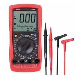 Multímetro Digital 1000V, 20A, 200MOhm, UNI-T UT58