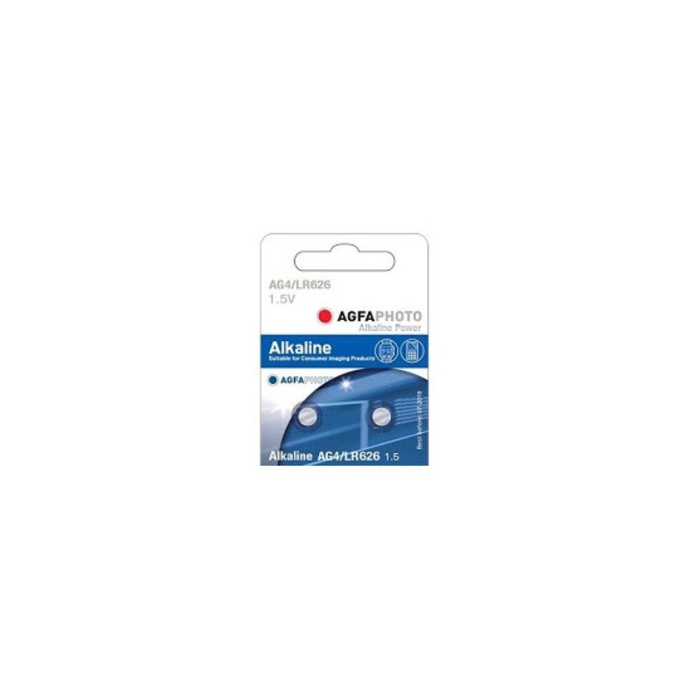 Pilha de Botão, Alcalina, AG4, 1.5V, da marca AGFAPHOTO (UNIDADE)