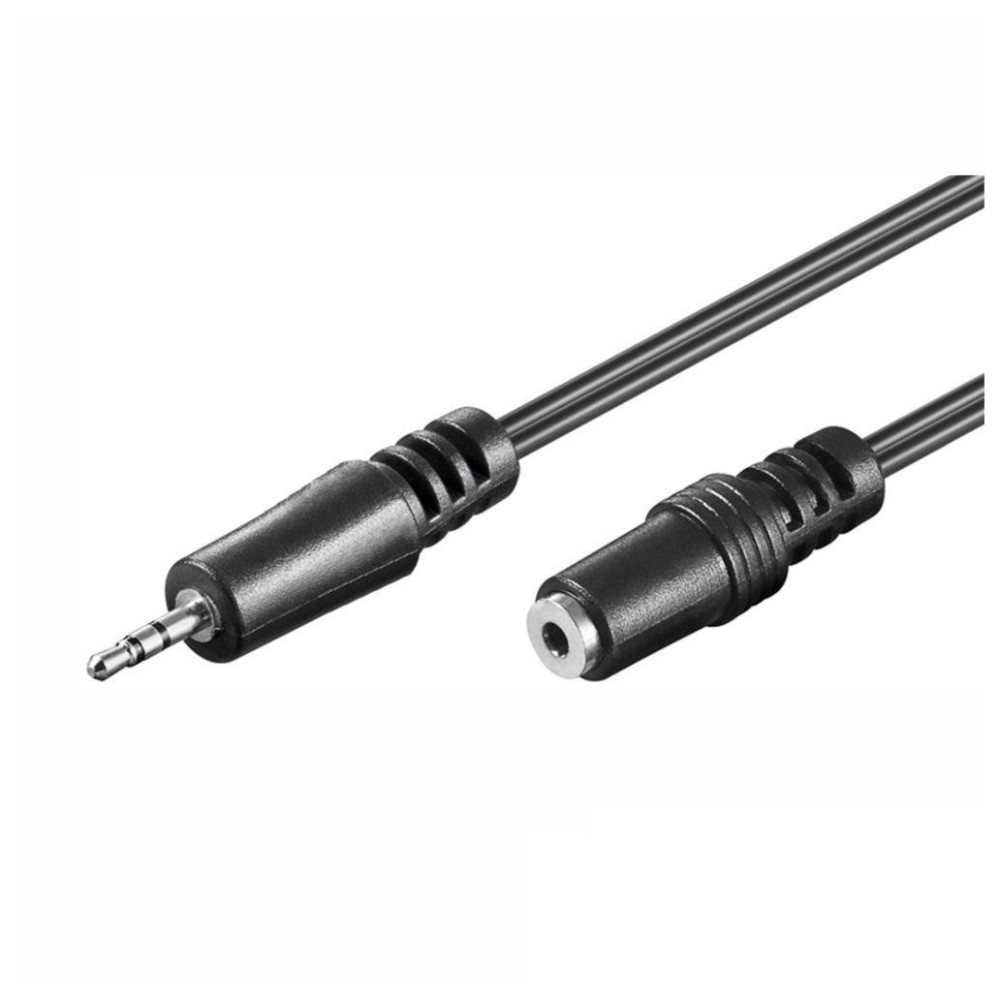 EXTENSAO JACK 3.5 STEREO MACHO / FEMEA 5MTS