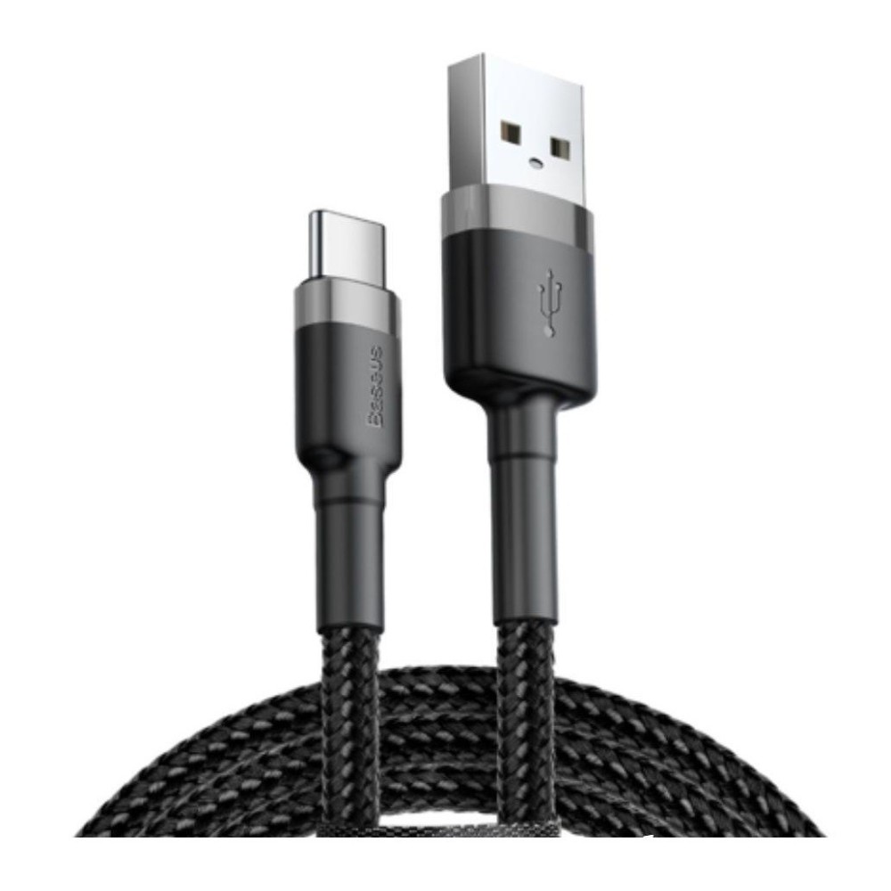 Cabo USB-A 2.0 Macho / USB-C Macho QuickCharge 3.0 / 2A, 3mts