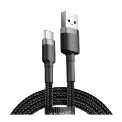 Cabo USB-A 2.0 Macho / USB-C Macho QuickCharge 3.0 / 3A, 1mt, BASEUS CAFULE