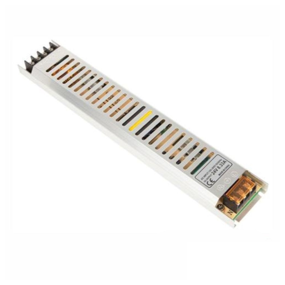 Fonte de Alimentação Industrial Slim, 24V, 200W, 8.3A
