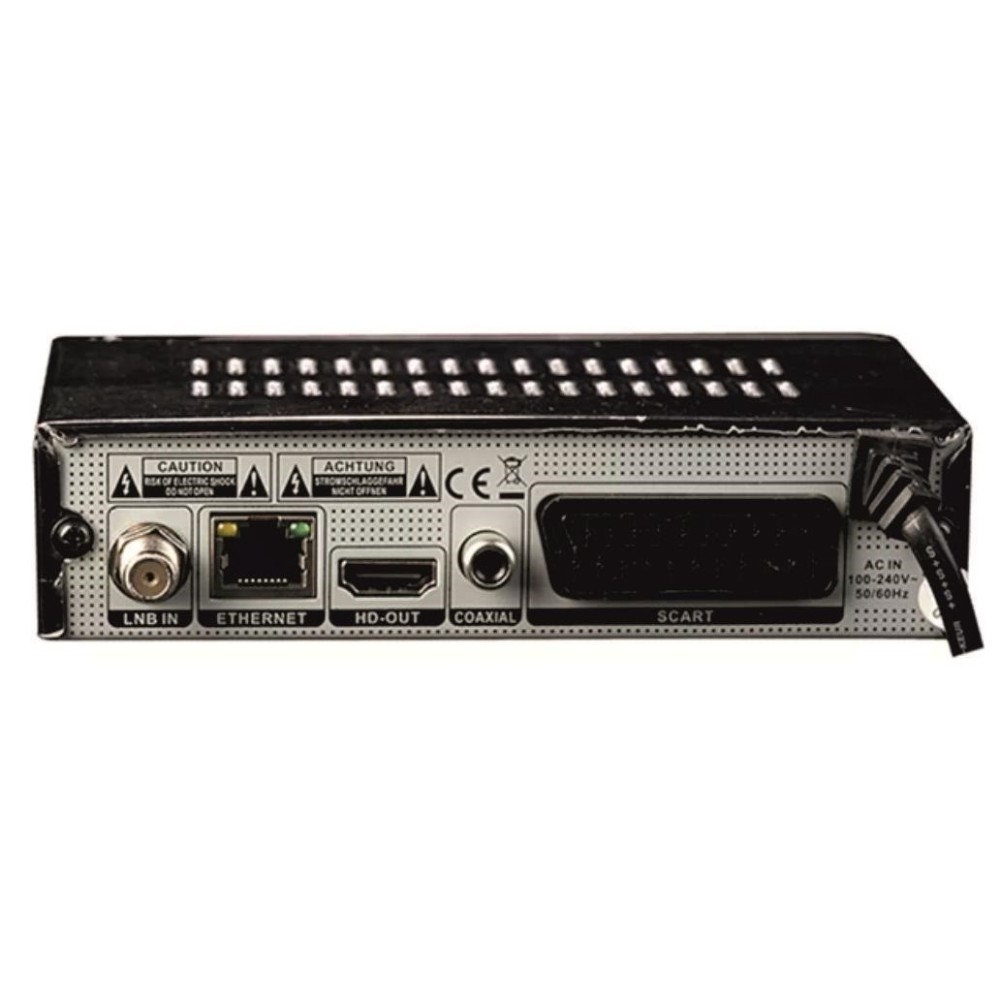 Recetor Satélite 1080p, Dvb-S, com USB e Comando
