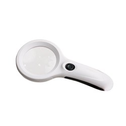 Lupa com Iluminação, 8 LEDS, 1 LED UV, PROSKIT