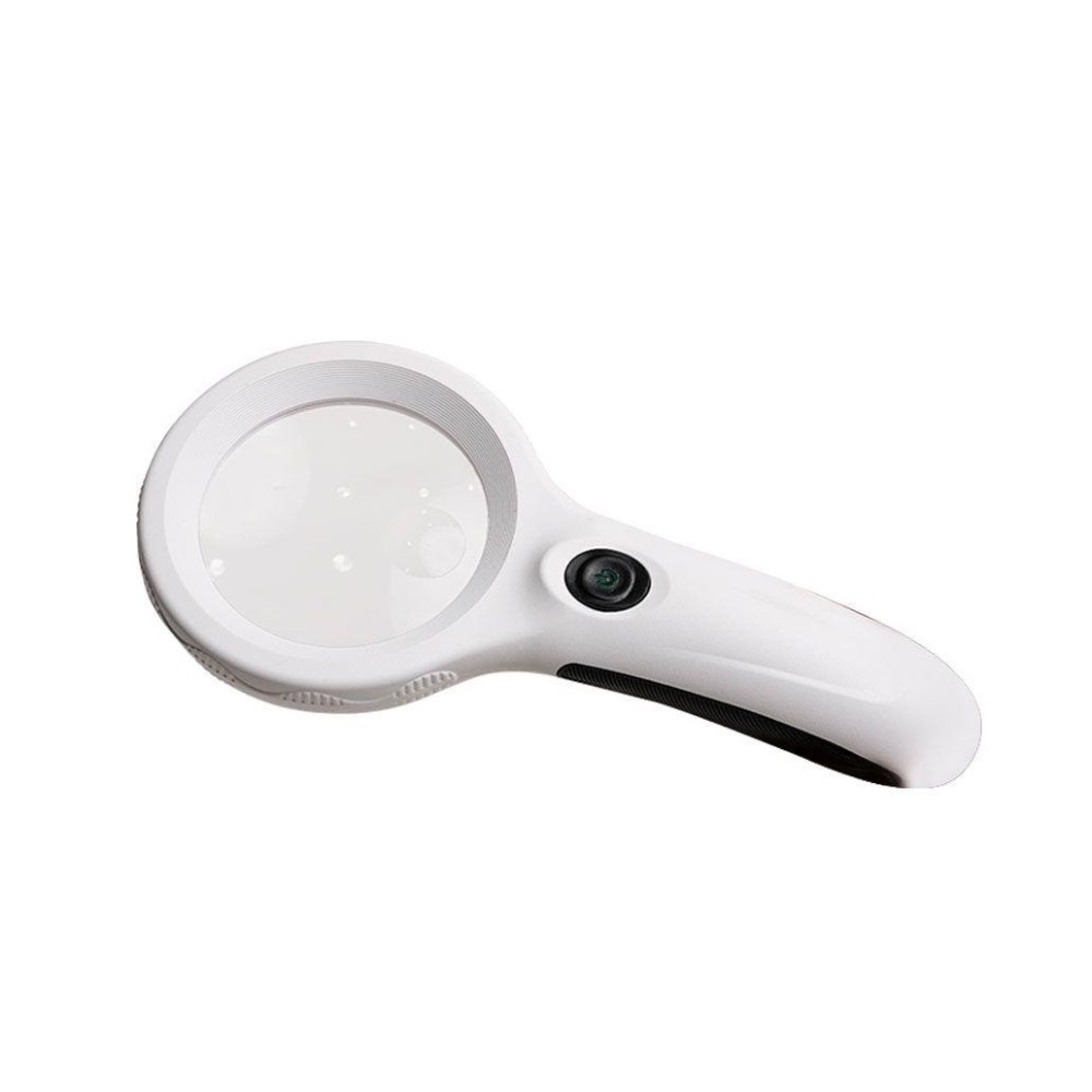 Lupa com Iluminação, 8 LEDS, 1 LED UV, PROSKIT