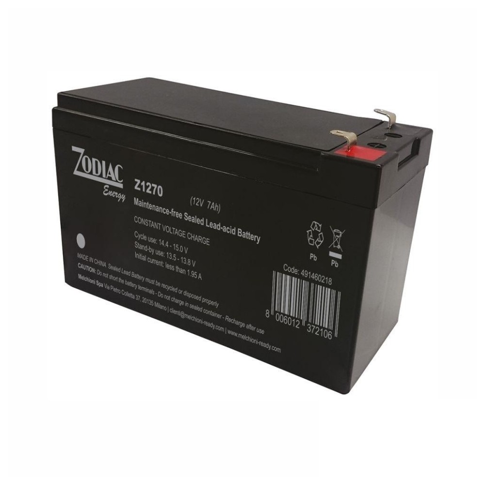 Bateria de Chumbo VRLA AGM, 12V, 7A, Z1270