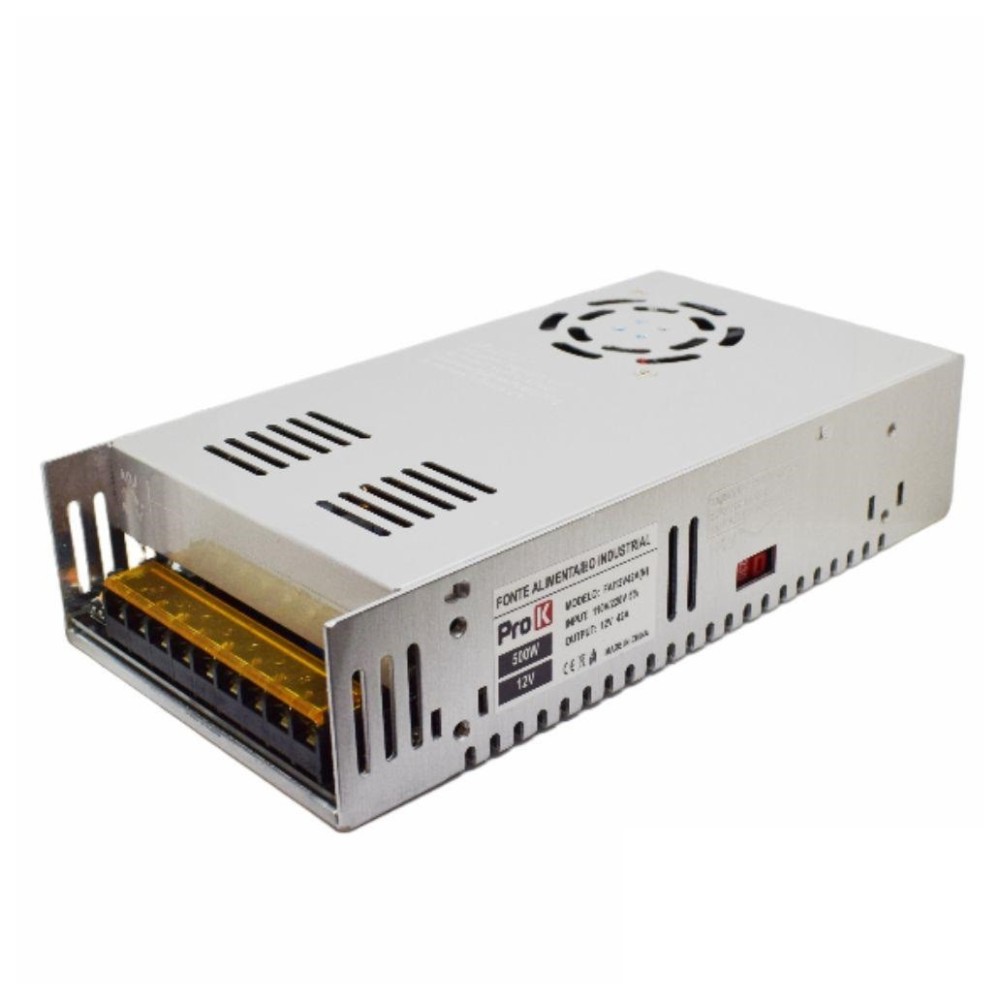 Fonte de alimentação industrial 12V, 500W 41.6A