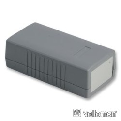CAIXA ABS 120x60x30mm CINZA ESCURO