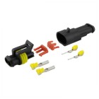 Conjunto de 10 Fichas Superseal 2P, com Terminais, IP67