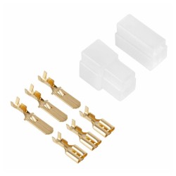 Ficha Molex, 3 Pinos, Macho e Fêmea, com Terminais
