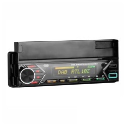 Auto Rádio c/ suporte smartphone 7", Mp3, 4x40W, BT/AUX/USB/DAB