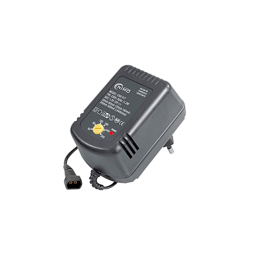 Carregador Automático de Baterias Ni-CD/Ni-MH, 1,2 a 12V, 300mA