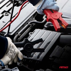 Carregador bateria com Booster Arranque, máx. 40A, 12V/24V, 300A