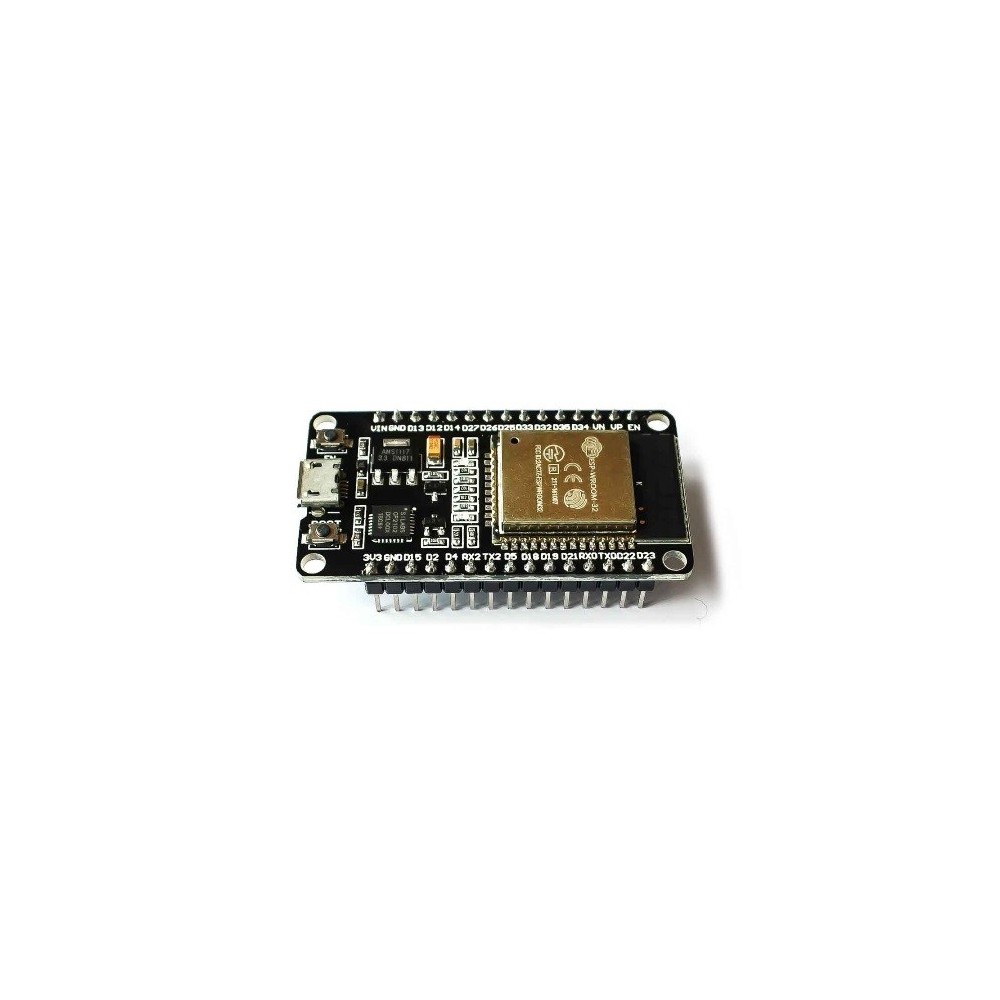Placa de Desenvolvimento WIFI/BLUETOOTH, CP2102, ESP32, *pinos soldados*