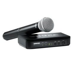 Sistema de Microfone de Mão sem fio - Shure BLX24/PG58